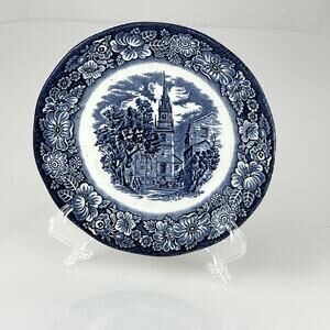 6" Saucer "Liberty Blue" by Staffordshire